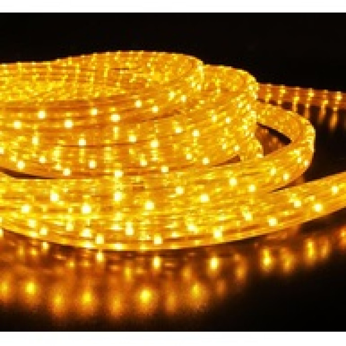 Гирлянда штора, прозрачный шнур, 2*2м, 200 LED, золото, с переходн, от сети, в кор. 14*7*9см
