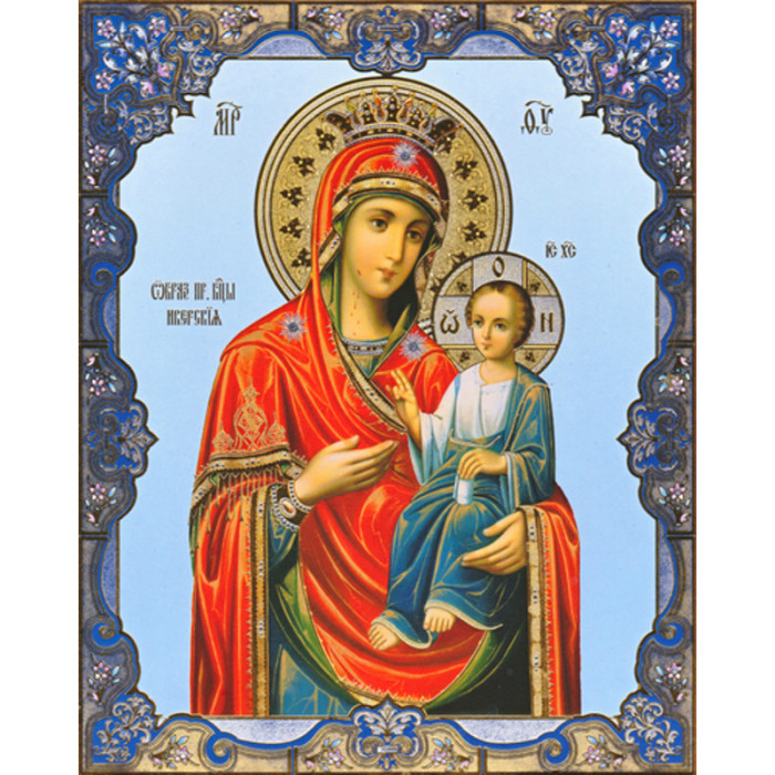 Алмазная мозаика Религия. Богородица на рамке размером 40х50см, в кор. 51*43*3см, ТМ Strateg, Украина