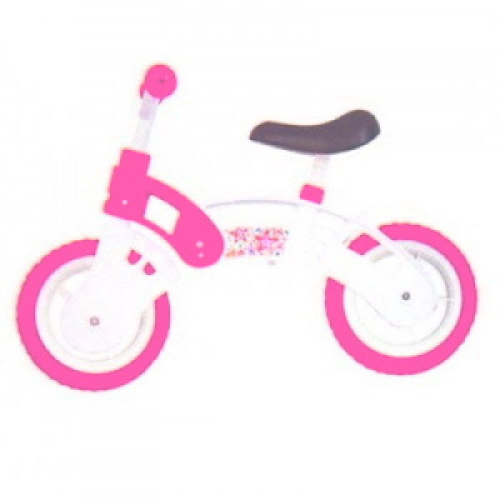 Велобег бело/розовый, STAR BIKE, колеса 10