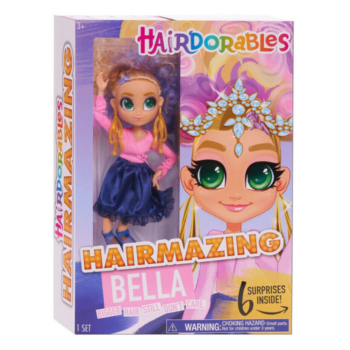 Кукла Hairdorables Fashion Dolls из аксесс., 4 в ассорт., в кор. 31,5*21,5*7,5см (6шт)