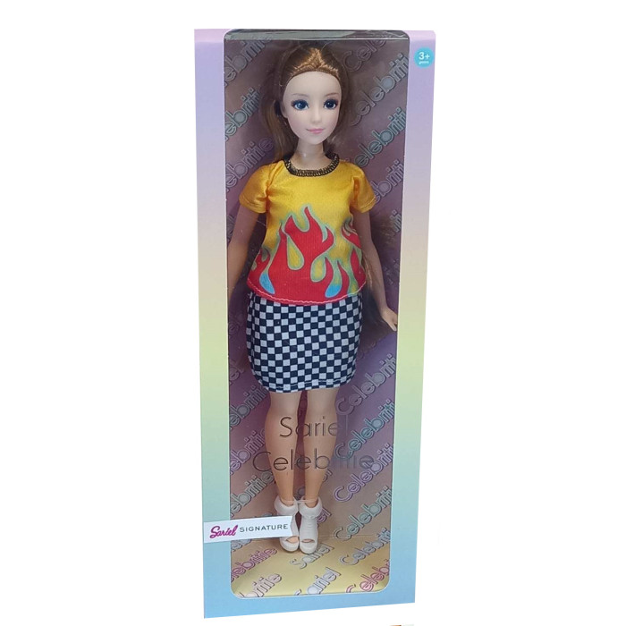 Кукла типа Барби, корпулентная, в кор. 12*6*33см (120шт/2)