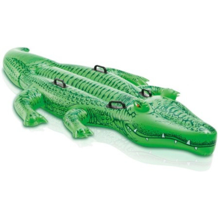 Крокодил с 4-мя ручками, 203*114см, в кор. 23*24*10см, INTEX (6шт)