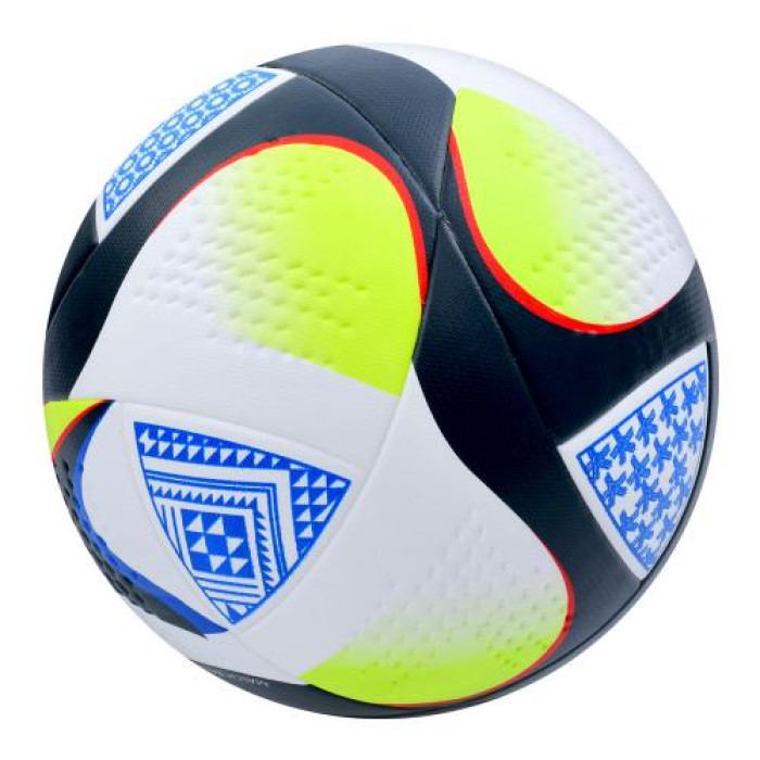 Мяч футбольный размер 5, ПУ, 400*420г, ламинированный, 1цвет, пак. (12шт)