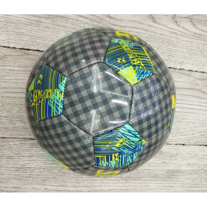 Мяч футбольный №5, PVC, 320 гр, 3 микс (60шт)