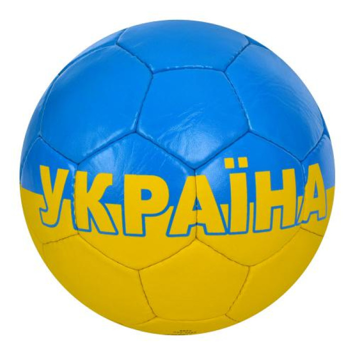 Мяч футбольный размер 5, ПУ1,4мм, 4 слоя, ручная работа, 32 панели, 420*440г, пак. (30шт)