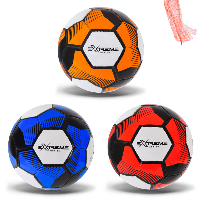 Мяч футбол №5 PVC 260 гр, 3 микс (100шт)