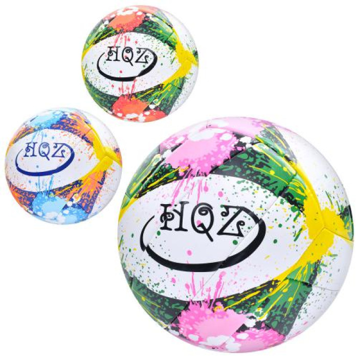 Мяч волейбольный, официальный размер, ПВХ, 260-280г, 3цвета, пак. (30шт)