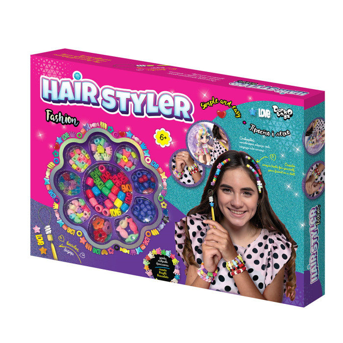 Креативное творчество Hair Styler. Fashion, средний набор, в кор. 36*25*4см (10шт)