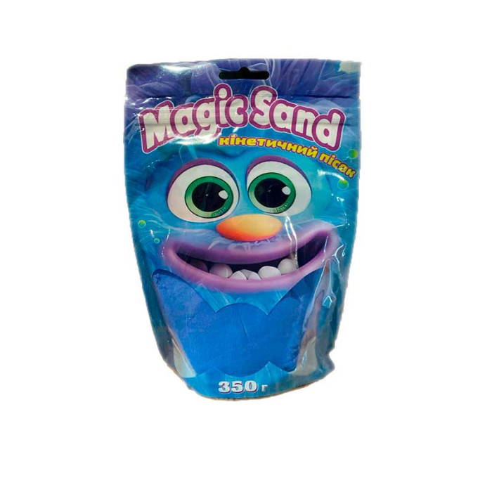 Magic sand в пакете 39402-9 синий, 0,350 кг, пак. 21*13см, ТМ Стратег, Украина