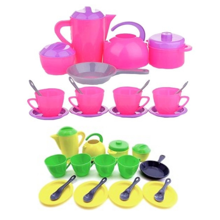 Набор посуды, чашка, чайник, тарелка, в пак. 34*23см, ТМ Orion, Украина