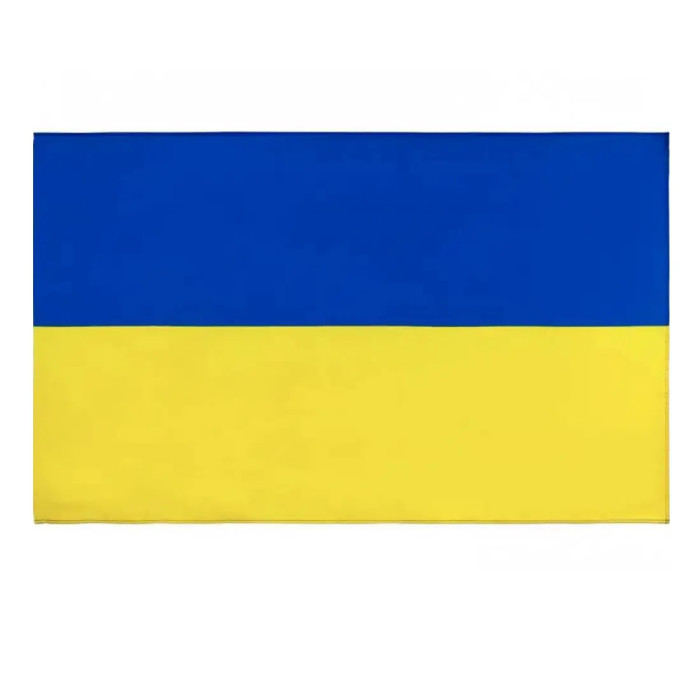 Флаг Украины 90*150см 60г/м2, пак. 19*21см