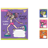 А5/12 лін. YES GROOVY CHICK, зошит учнів. 25 шт. у уп. //