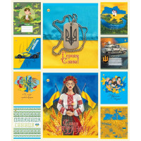 Зошит 12 арк.лінія Тверда 32101 12ЛВ7 МІКС 7,  Україна 25/600, 10к.  25 шт. в уп.