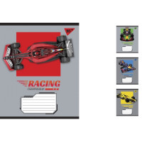 А5/12 лін. YES Racing championship, зошит учнів. 25 шт. у уп. //