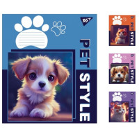А5/12 лін. YES Pet style, зошит учнів. 25 шт. в уп. //
