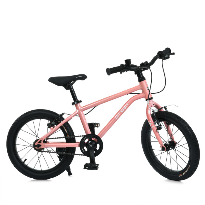 Велосипед дитячий 16д. PROF1 MB 16LIGHTY PEONY (1шт) LIGHTY,SKD85,алюм. рама,кермо, торм,обода,ніжно -рожевий