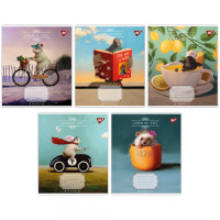 А5/18 кл. Yes Animal art, зошит учнів. 25 шт в уп. //