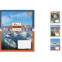 А5/18 кл. YES Travel, зошит учнів. 25 шт. у уп. //