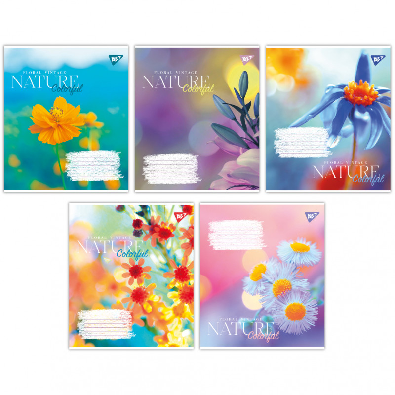 А5/24 лін. Yes Nature colorful, зошит учнів. 20 шт в уп. //