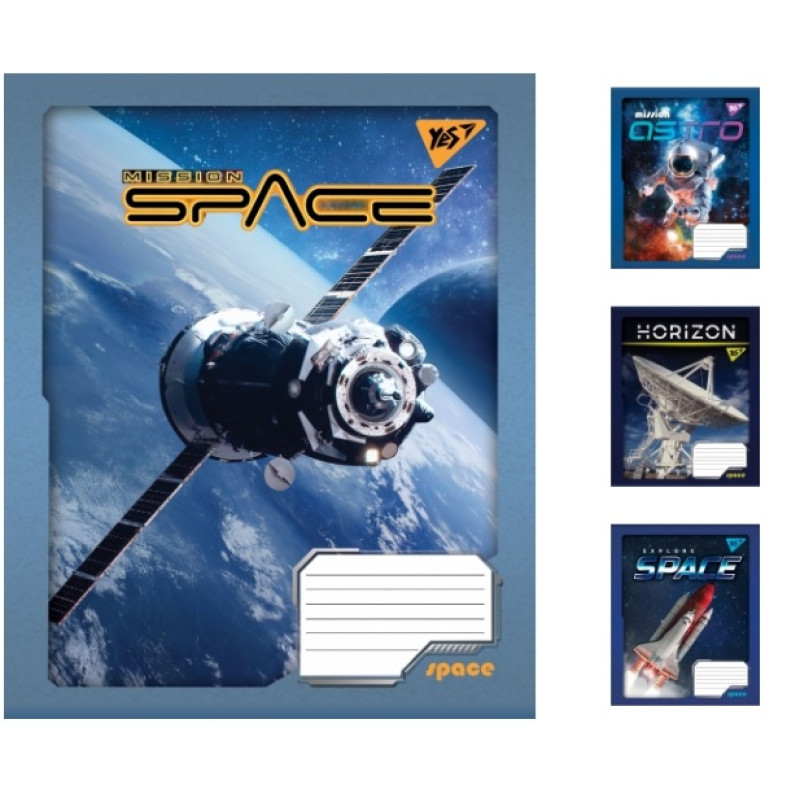 А5/24 кл. YES Space, зошит учнів. 20 шт. в уп. //