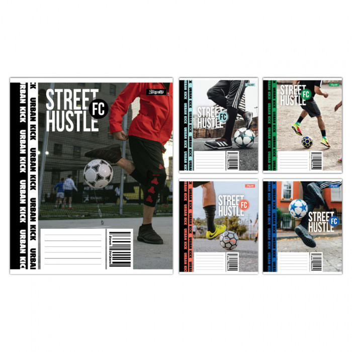 А5/24 лін. 1B Street Hustle, зошит учнівський шкільний, ціна за 20 шт. //