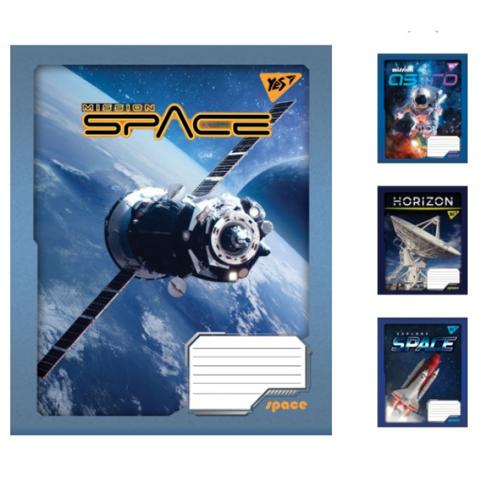А5/24 лін. YES Space, зошит учнів. 20 шт в уп. //