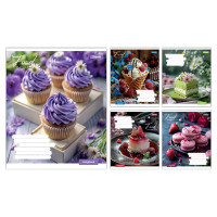 А5/60 кл. 1В Bright Food, зошит учнівський загальний, ціна за 10 шт. //