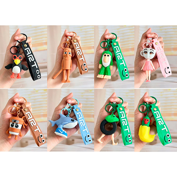 Аксесуар для сумки IB, брелок (від 12см), монстр/фігурка (від 5см), 8 видів /260/