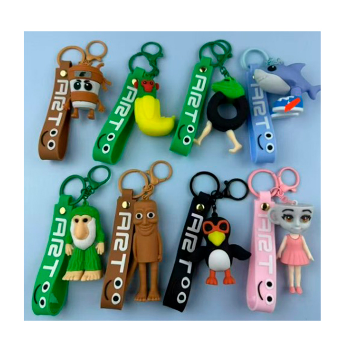 Аксесуар для сумки IB, брелок 14см, монстр 8см, 8 видів, /25/300/12шт в уп.