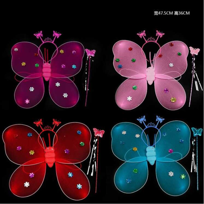 Крила чарівна паличка, обруч, в п/е, МІКС /300/