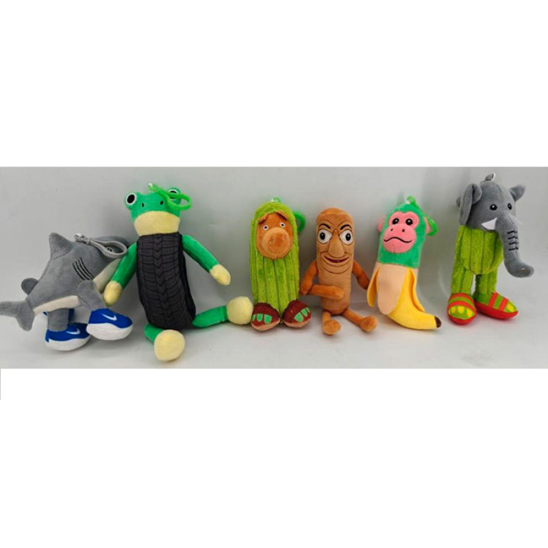 Аксесуар для сумки  IB, брелок (від 17см), монстр (від 13см), плюш, 6 видів /120/