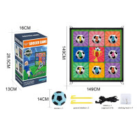 Футбольні ворота для тренування влучності, 149см-149см, кріплення, м'яч м'який 13см, гачки, в кор-ці, 16-28,5-13см /6/