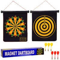 Дартс 17'' магнитный тканевый с 6 дротиками в кор. /24/