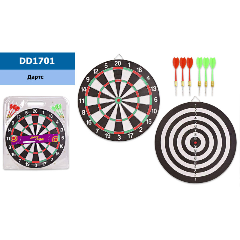 Дартс с дротиками 17'', в слюде 43*1,2см /24/ Дартс с дротиками 17'', в слюде 43*1,2см /24/