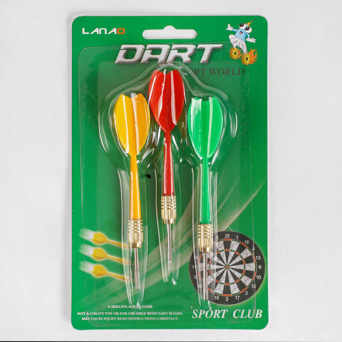 Дротики для дартса 3 шт на листе /400/