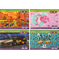 Альбом для малювання, А4, 40 аркушів, 120 гм2, на скобі, KIDS Line