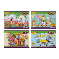 Альбом для малювання, А4, 16 аркушів, 120 гм2, на скобі, KIDS Line