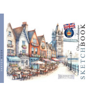 Скетчбук 7БЦ,  148х105 мм, 24 аркуша, папір офсет 100 г/м2,  чисті арк. Мат. ламінація.диз.24333