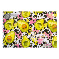 Альбом для малювання AVOCADO, А4, 30 арк., 120 г/м2, на пружині, салатовий,  KIDS Line