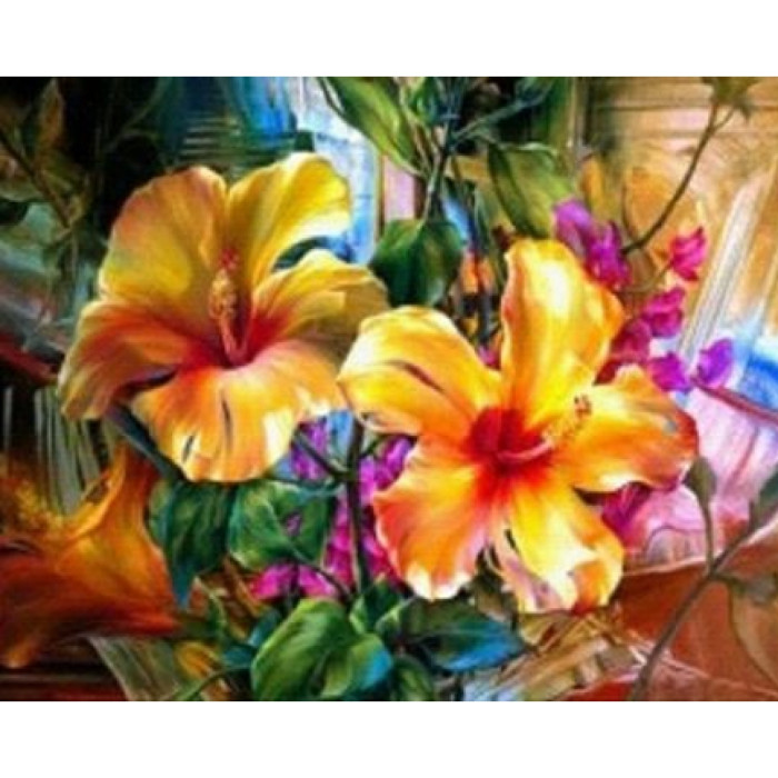 Алмазна мозаїка за номерами 30*40 