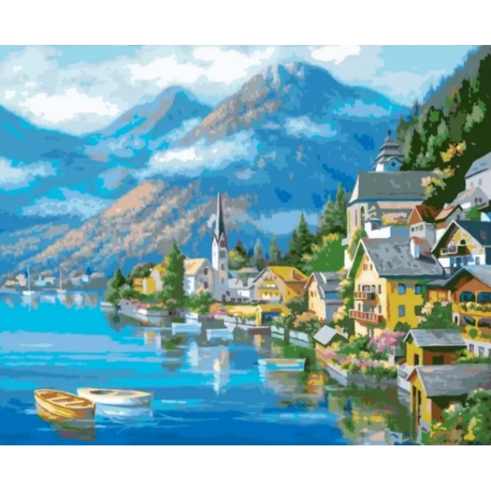 Алмазная мозаика по номерам 30*40 