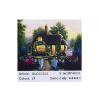 Алмазная мозаика по номерам 30*40 