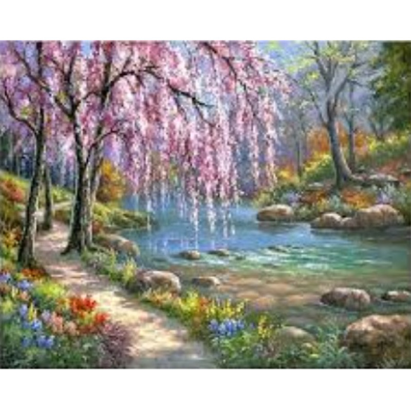 Алмазна мозаїка за номерами 30*40 