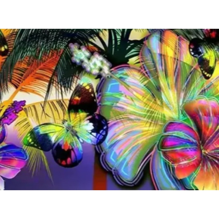 Алмазная мозаика по номерам 30*40 