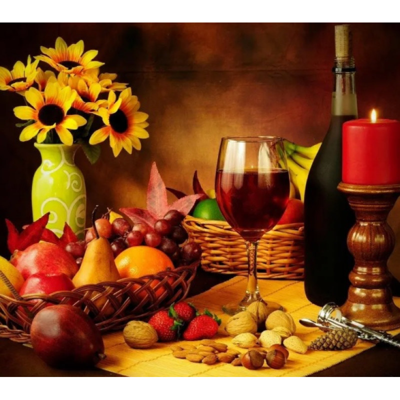 Алмазна мозаїка за номерами 30*40 