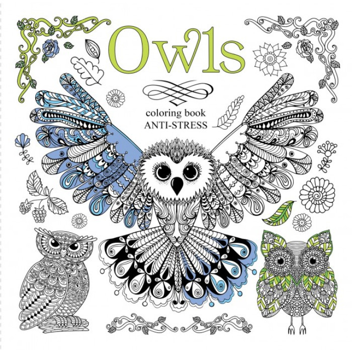 Розфарбовка доросла,100г,Скоба,200х200 мм,12 аркушів, Матова ламінація 1746