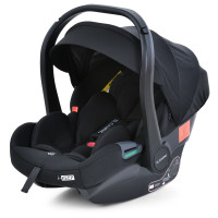 Автокрісло дитяче ME 1186 i-KEEP Melange Jet Black (1шт) i-SIZE R129, зріст дитини 40-87см, рег.підголівник, чорний