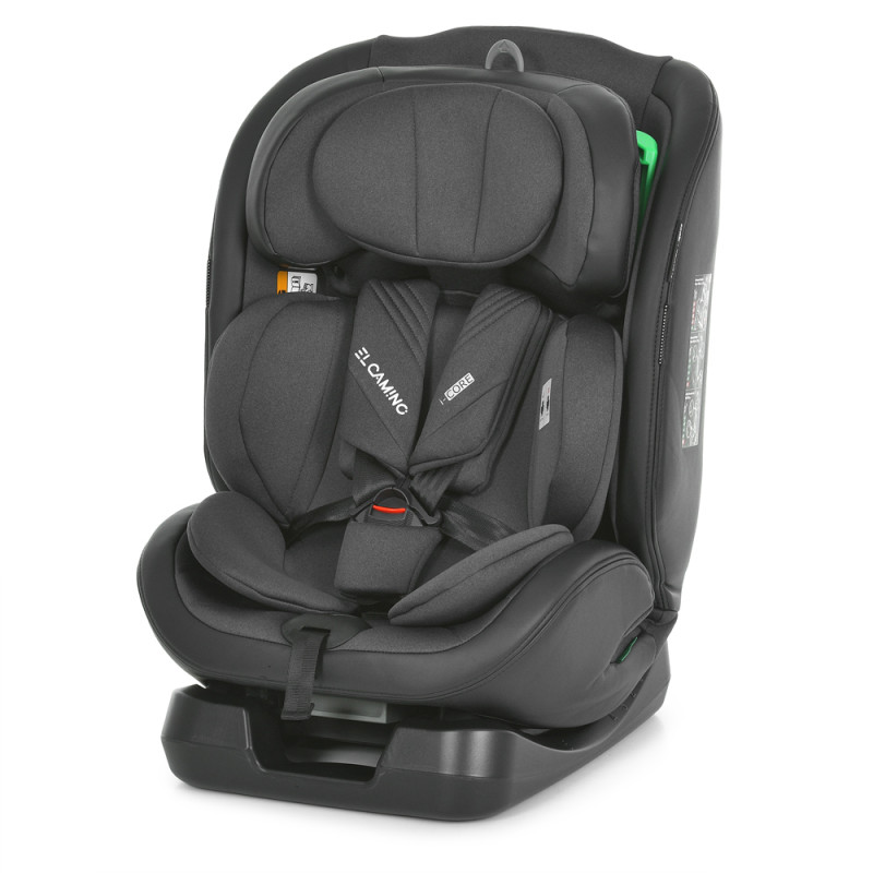 Автокрісло El Camino i-CORE ME 1206 Gray (1шт) дитяче, i-SIZE R129, зріст дитини 40-150см, рег.підголівник, розкл. в 5 положень, сірий