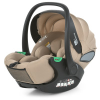 Автокрісло дитяче ME 1110 i-FIX Natural Beige (1шт) i-SIZE R129, зріст дитини 40-87см, рег.підголівник, 2 ур. беж