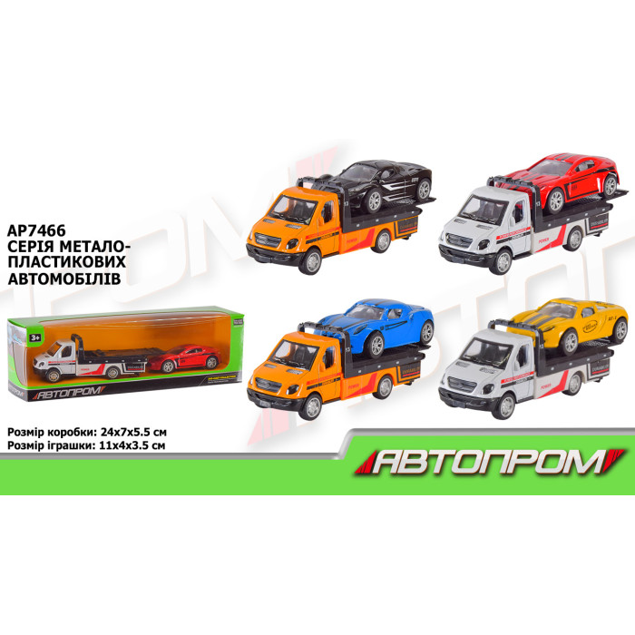Машина мет. АВТОПРОМ кор. 25*6*7см /96-2/